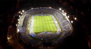 (((VIDEO))) El Mateo Flores visto desde el aire la noche del partido