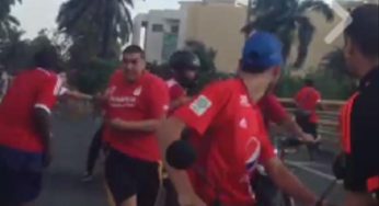 (((VIDEO))) Balacera entre aficionados del América y Cali