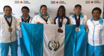 Cosecha de medallas para Guatemala en el Regional de Atletismo Máster