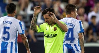 Leganés sorprende al Barcelona y remonta en un minuto
