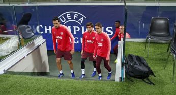Barcelona espera lograr su pase como primero del grupo B