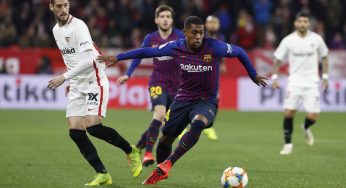 Sevilla sorprende al Barcelona y se coloca arriba en la Copa del Rey