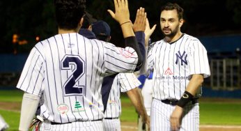 Los Yankis inician con contundencia los playoffs al derrotar 16-1 a Grand Slamd