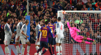 El gol de Messi de tiro libre ante el Liverpool es el mejor de la Champions