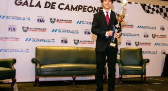 Automovilismo : Mateo Llarena es galardonado