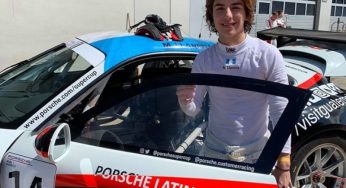 El piloto nacional Mateo Llarena impone récord en la Supercopa Porsche Mobil 1
