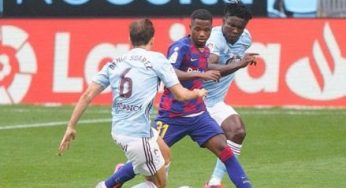 Convocatoria del Barcelona para enfrentar al Celta de Vigo.