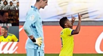 Anthony Lozano reveló todo lo que sintió tras marcarle al Real Madrid con el Cádiz