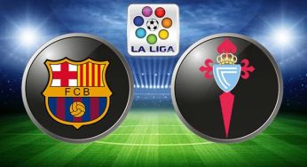 Alineación del Barcelona ante el Celta