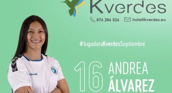 Andrea Álvarez elegida la mejor de septiembre en el Zaragoza CFF