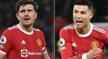 Lucha por la capitanía entre Harry Maguire y Cristiano Ronaldo