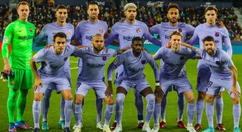 Barcelona alcanza un triunfo con gol de Luuk de Jong