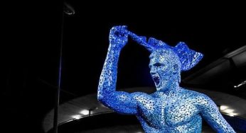 (((VIDEO))) Así quedó la estatua de Sergio Agüero