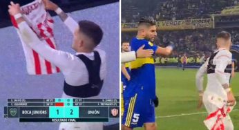 (((VIDEO))) Polémico festejo de Troyansky en el Boca 1-2 Unión
