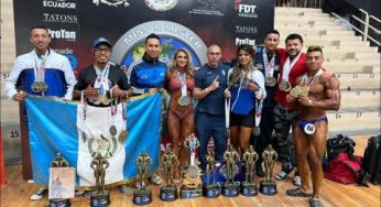 Guatemala brilla en el Miss & Míster América de Fisicoculturismo