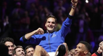 (((VIDEO))) Con partido de dobles junto a Nadal, Federer dice adiós