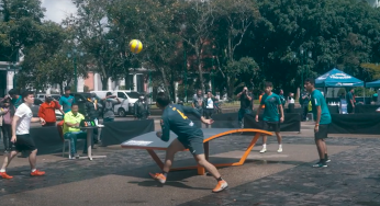 (((VIDEO))) Teqball vivió su fiesta en la Plaza de la Constitución