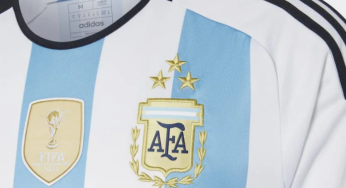 Camiseta de Argentina con 3 estrellas agotadas en preventa