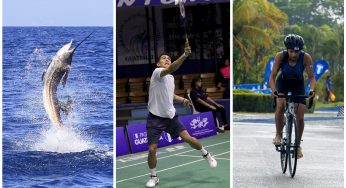 Pesca, triatlón y bádminton listos para retos internacionales  