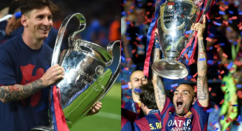 Los títulos de Messi Vs Dani Alves