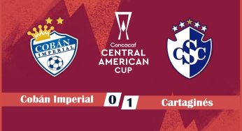 Copa Centroamericana – Cobán Imperial 0-1 Cartaginés – 15/08/2023