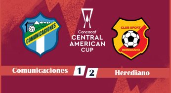 Copa Centroamericana – Comunicaciones 1-2 Herediano – 30/08/2023