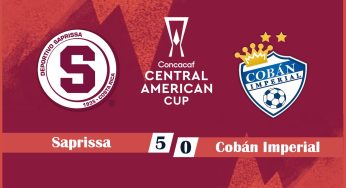 Copa Centroamericana – Saprissa 5-0 Cobán Imperial – 29/08/2023