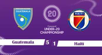 Eliminatoria Concacaf Sub 20 – Guatemala 5-1 Haití – 27/07/2024