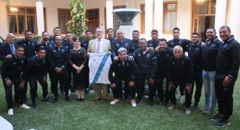 Presidente Arévalo recibió a Selección de futplaya