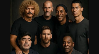 VIDEO: Gigantes compartiendo la cancha: Pelé, Maradona, Zidane, Ronaldinho, Cristiano Ronaldo, Valderrama y Lionel Messi